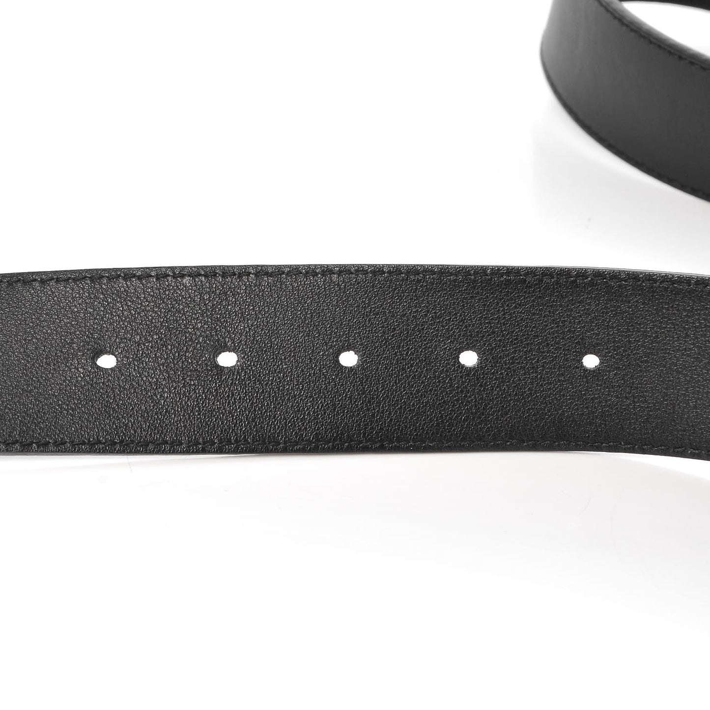 Calfskin Double G 40mm Belt 85 34 Black