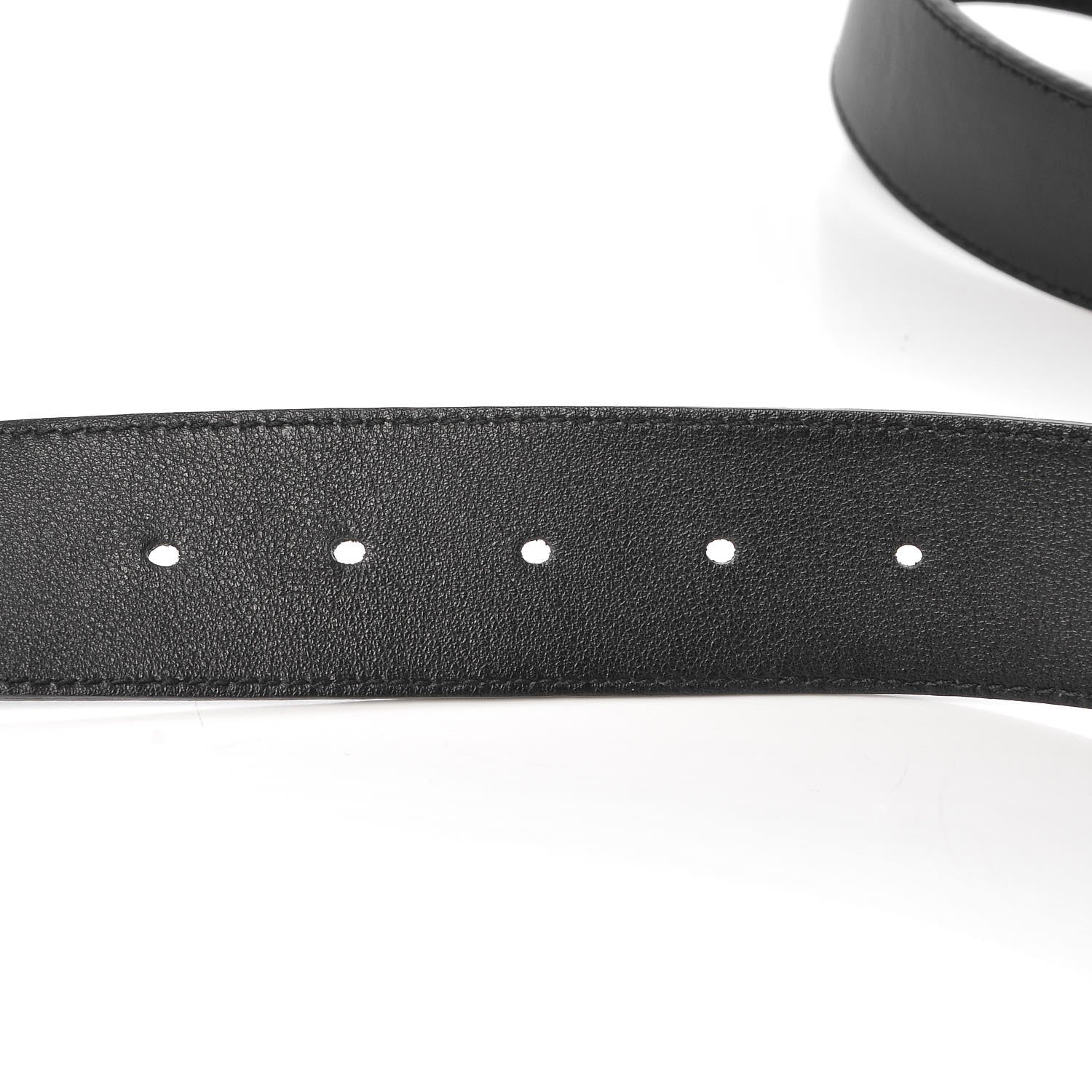 Gucci Calfskin Double G 40mm Belt 85 34 Black 5 of 5