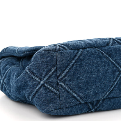 Chanel Denim Quilted Large Chanel 19 Flap Blue 9 of 10