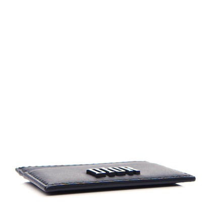 Christian Dior Calfskin D-Fence Card Holder Black 4 of 7