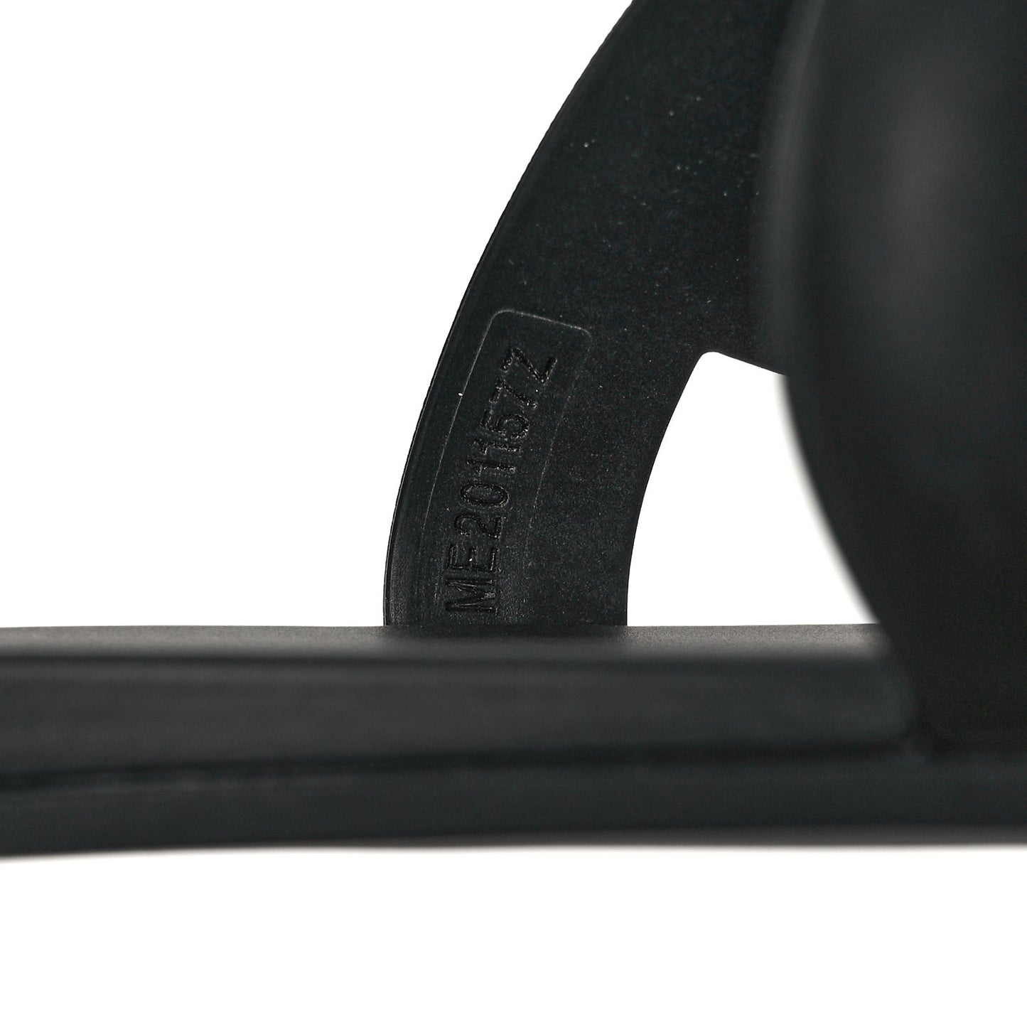 Rubber Aloha Sandals 38 Black