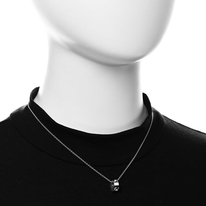Louis Vuitton 18K White Gold Empreinte Pendant Necklace 2 of 5