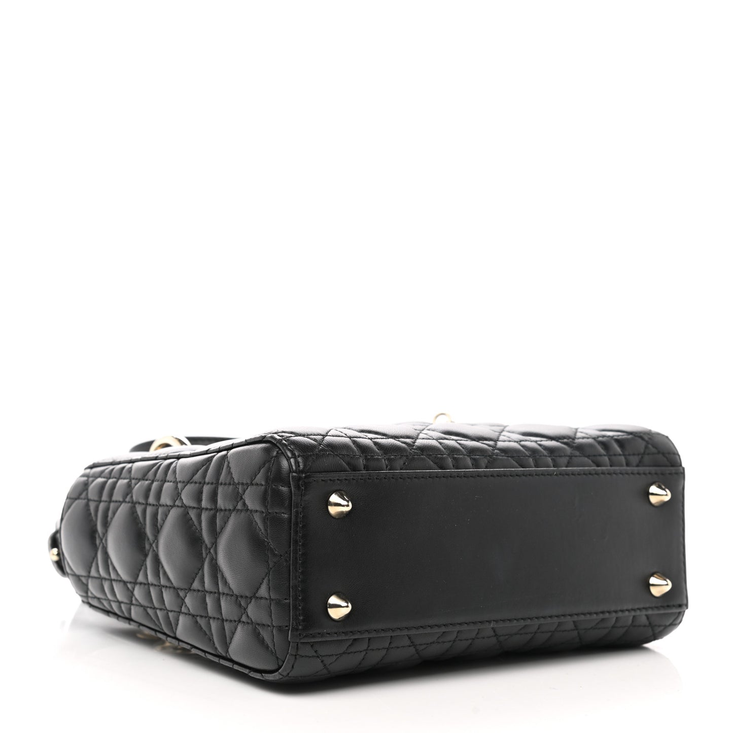 Lambskin Cannage Small My ABCDior Lady Dior Black