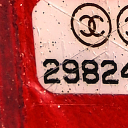 Chanel Crumpled Calfskin Medium Chain All Over Flap Red 8 of 9