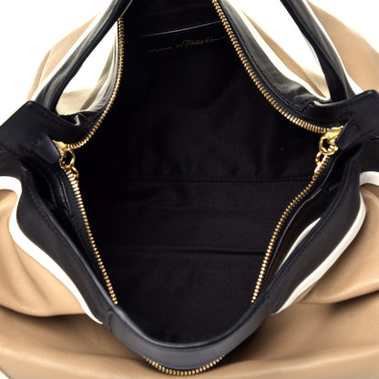 3.1 Phillip Lim Sheepskin Mini Luna Slouchy Hobo Burlap 5 of 9