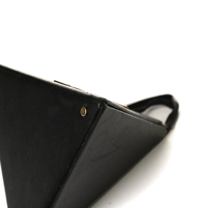 Saint Laurent Lambskin Pyramid Clutch Black 11 of 12