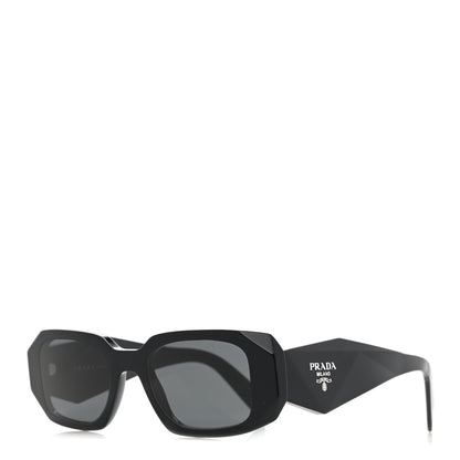 Prada Acetate Symbole Sunglasses SPR 17W Black 1 of 8