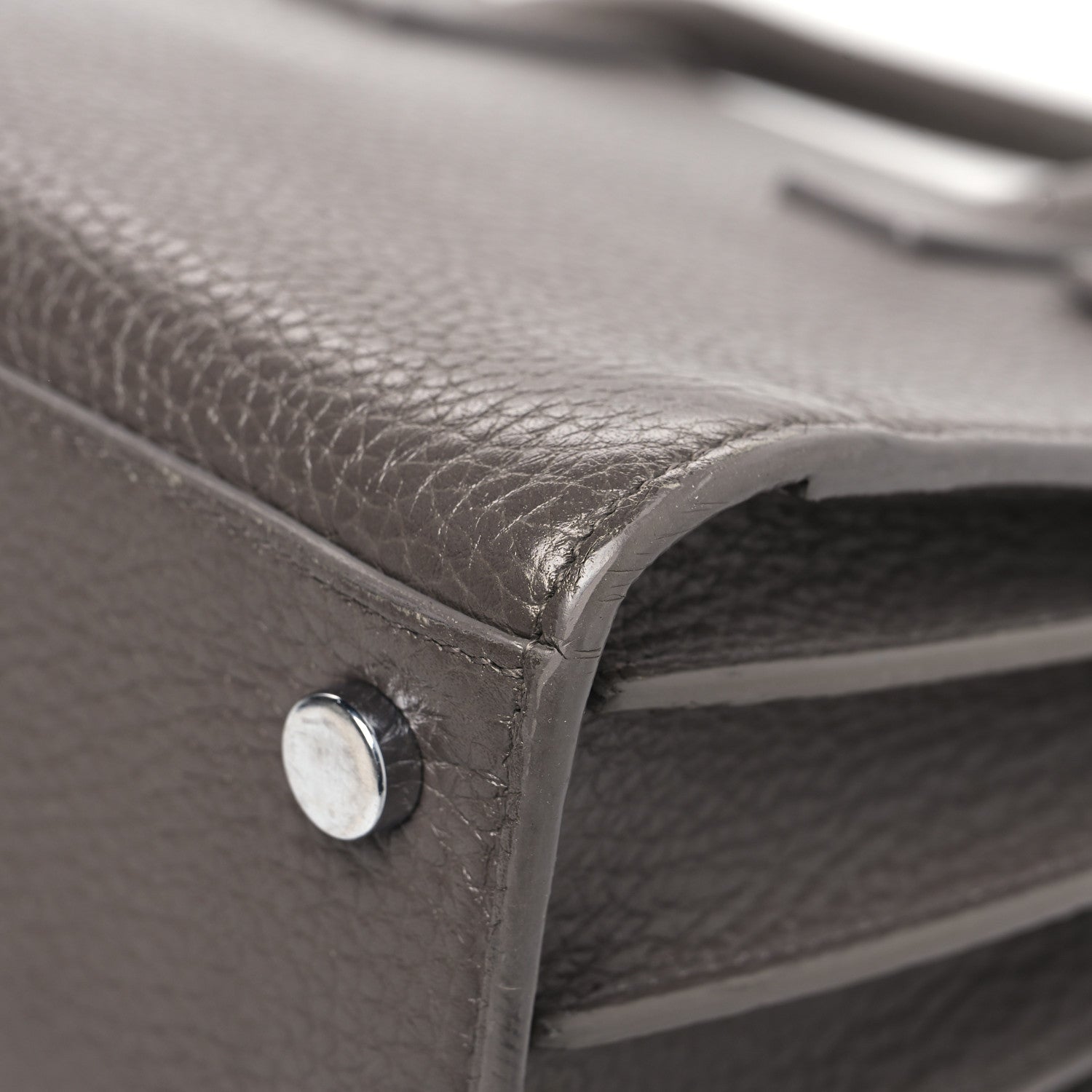Saint Laurent Grained Calfskin Nano Sac De Jour Fog 11 of 17