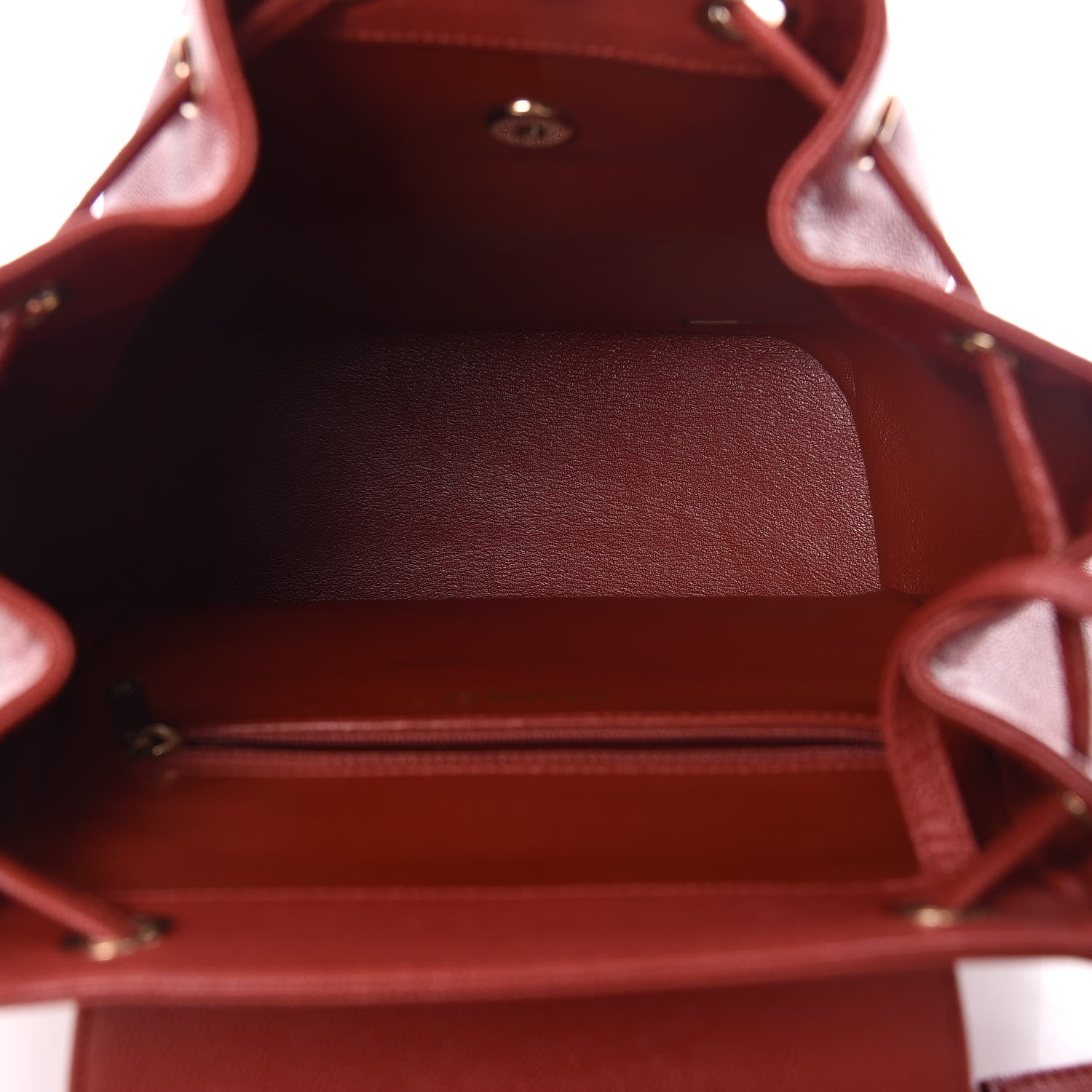 Chanel Caviar Quilted Business Affinity Backpack Burgundy 7 of 11