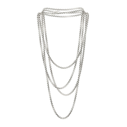 David Yurman Sterling Silver 14K Yellow Gold 3.6mm Box Chain Necklace 72" 3 of 4