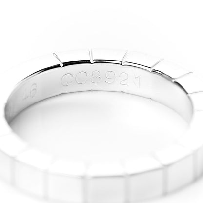 Cartier 18K White Gold Lanieres Ring 46 3.75 5 of 6