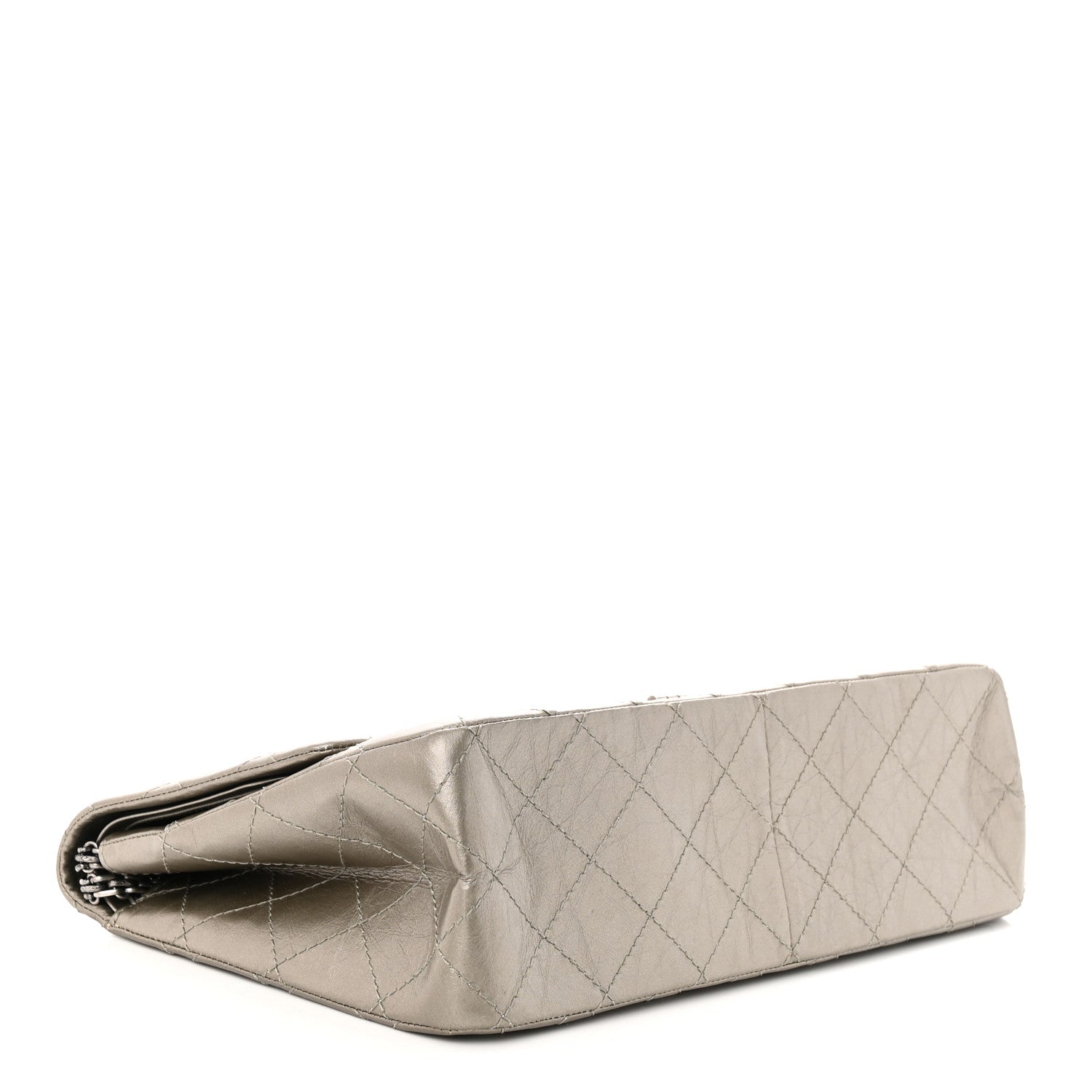 Chanel Metallic Aged Calfskin Quilted 2.55 Reissue 227 Flap Light Gold 4 of 11