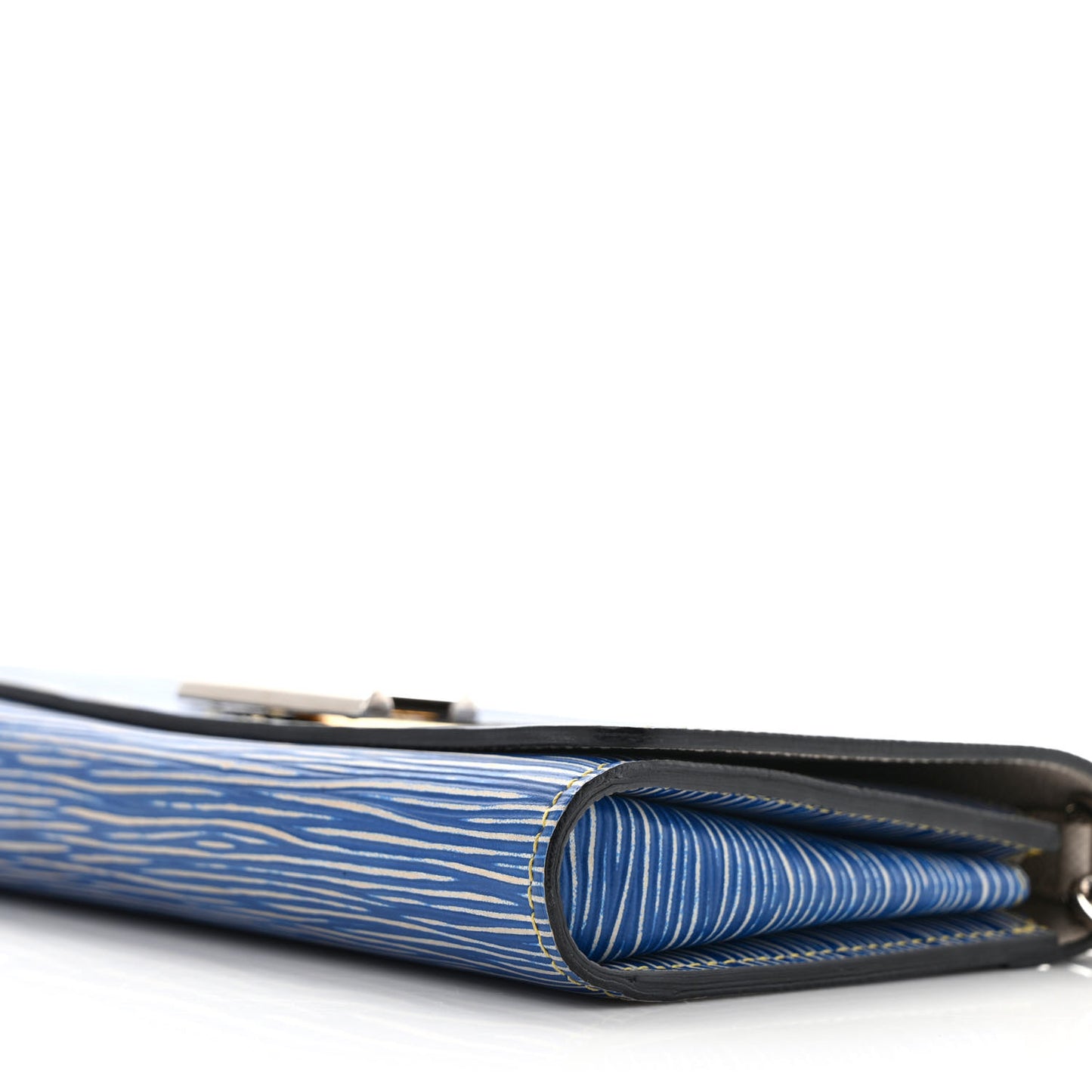 Epi Twist Chain Wallet Denim Light