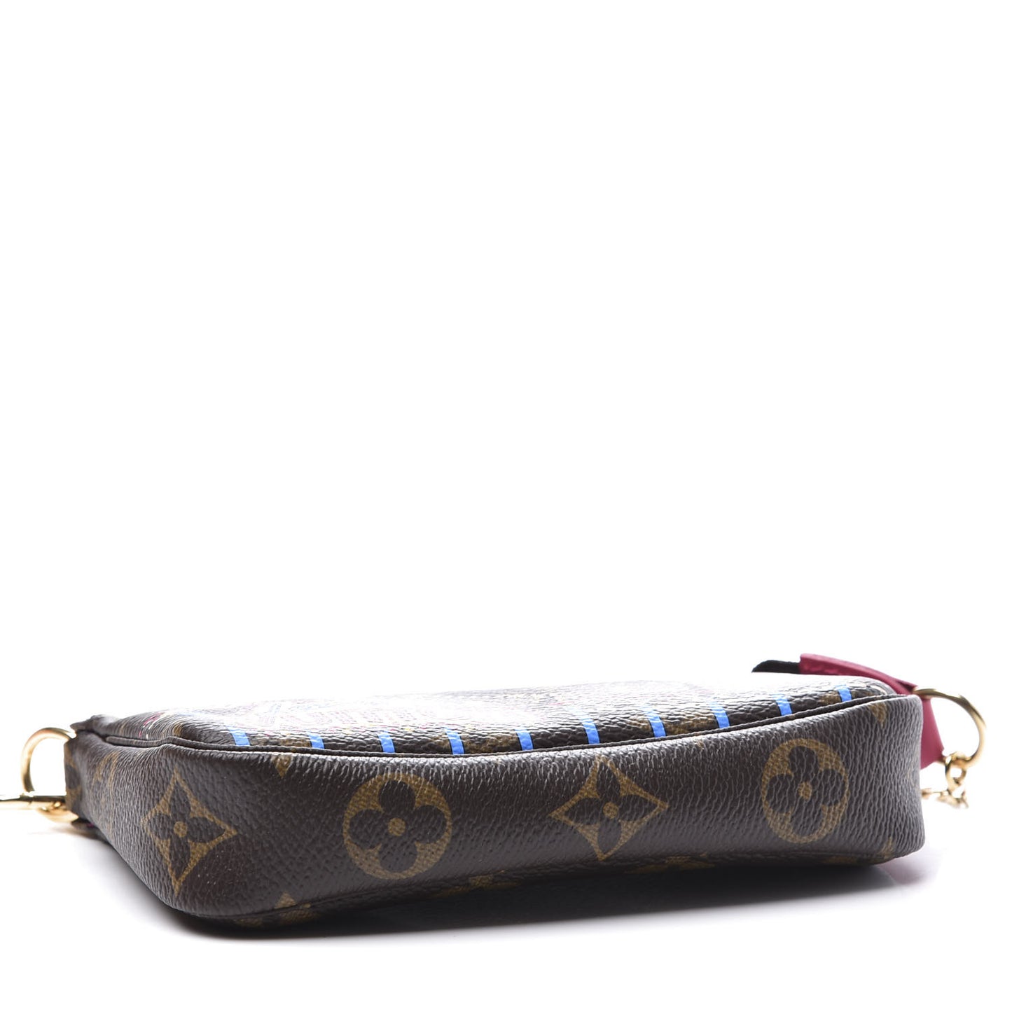 Monogram 2020 Christmas Animation Roller Coaster Mini Pochette Accessories Pivoine