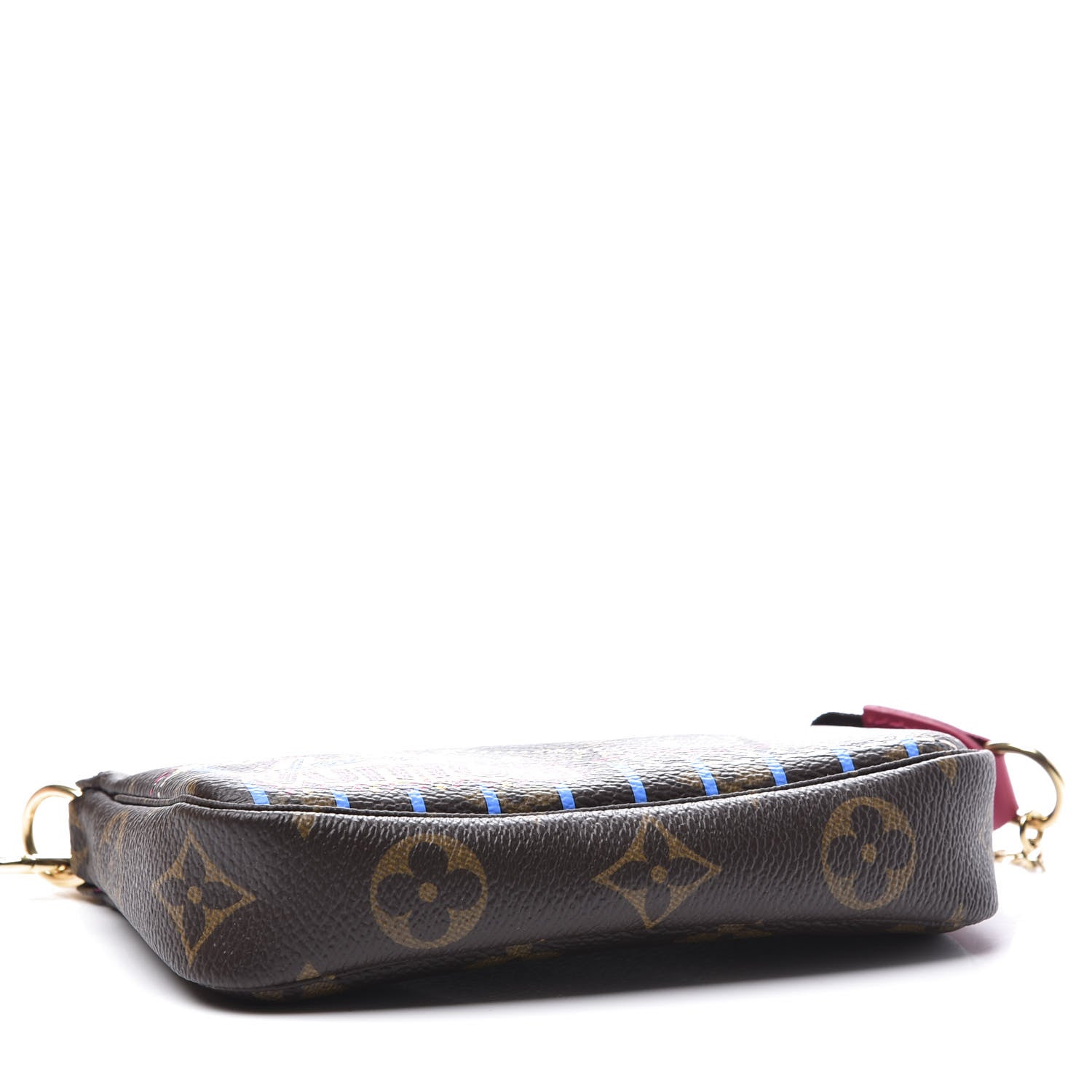 Louis Vuitton Monogram 2020 Christmas Animation Roller Coaster Mini Pochette Accessories Pivoine 3 of 9