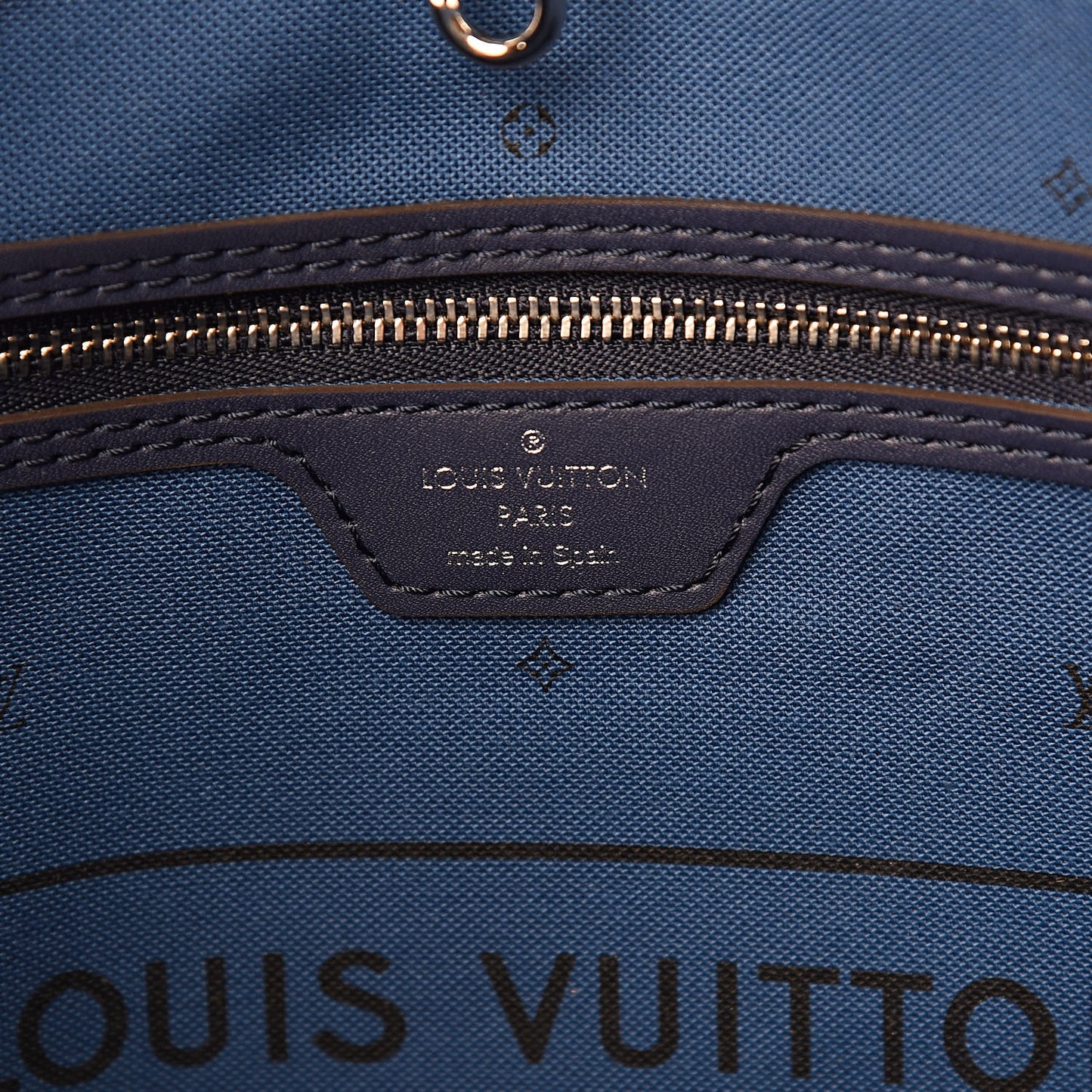 Monogram Escale Neverfull MM Blue