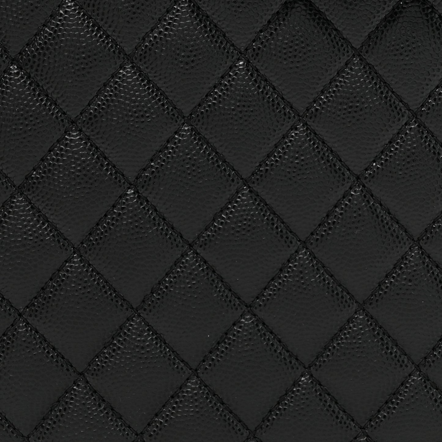 Caviar Quilted Large Boy Flap Black