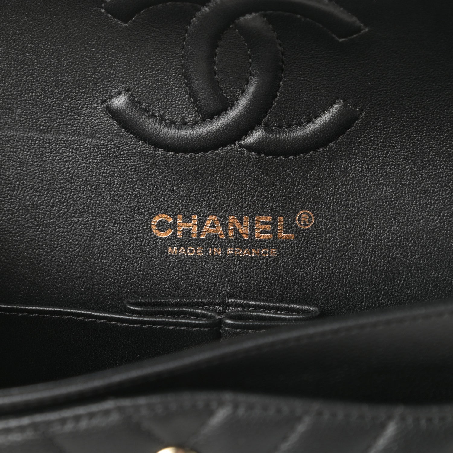 Chanel Caviar Chevron Quilted Small Double Flap Black 6 of 14