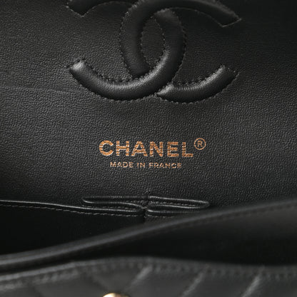Chanel Caviar Chevron Quilted Small Double Flap Black 6 of 14