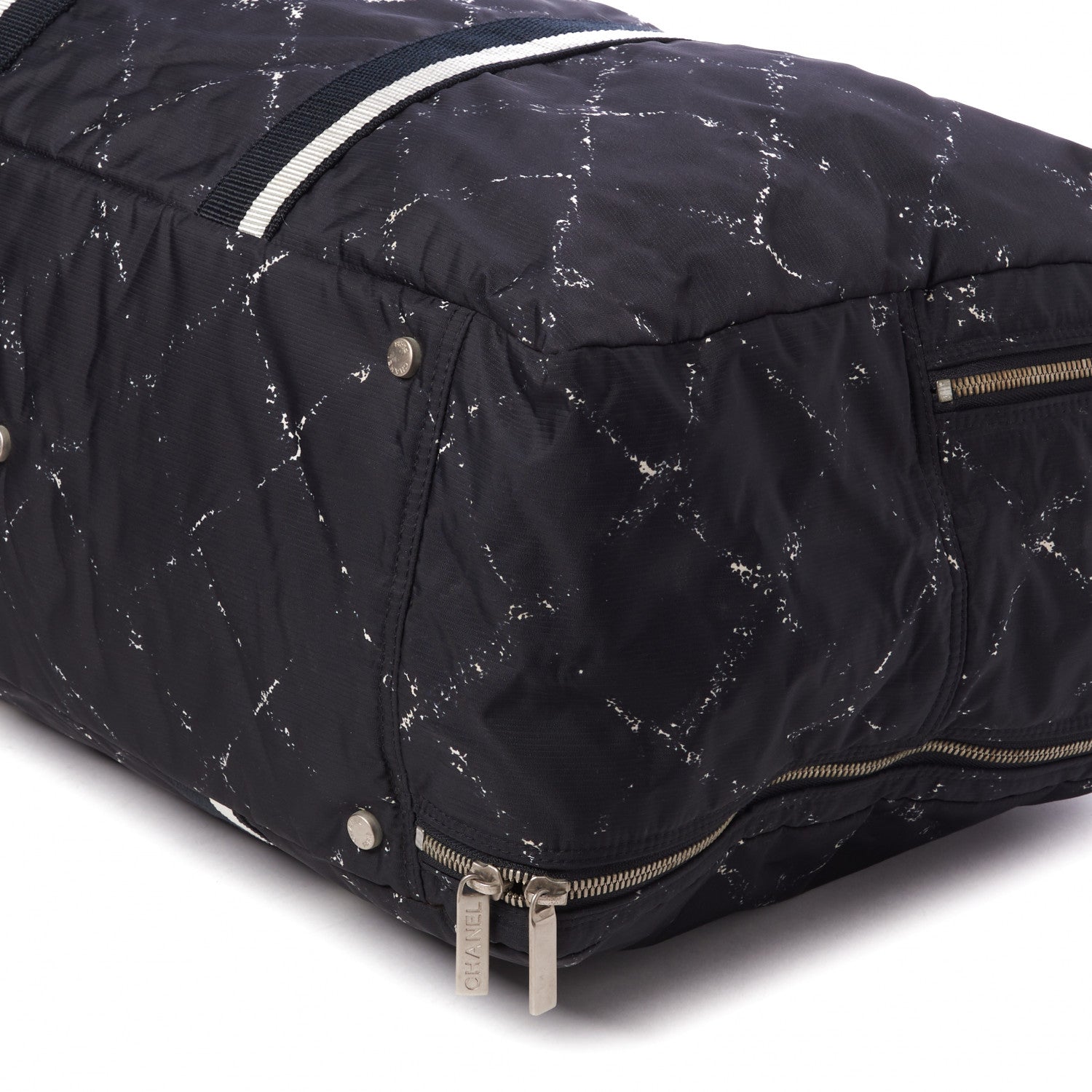 Chanel Nylon Travel Boston Black 5 of 10