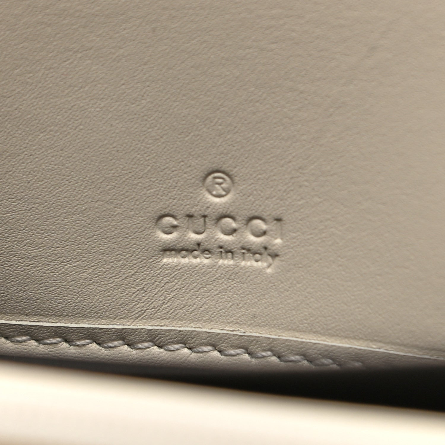 Gucci Calfskin Matelasse GG Marmont Zip Around Wallet White 5 of 10
