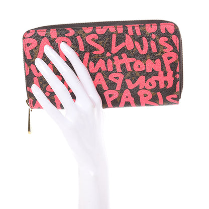 Louis Vuitton Monogram Graffiti Zippy Wallet Fuchsia 2 of 15
