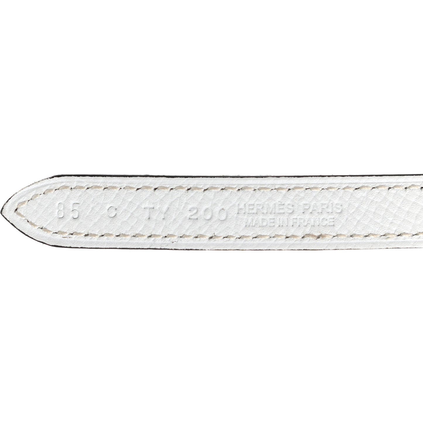 Epsom Swift 13mm Focus Belt 85 Etoupe White