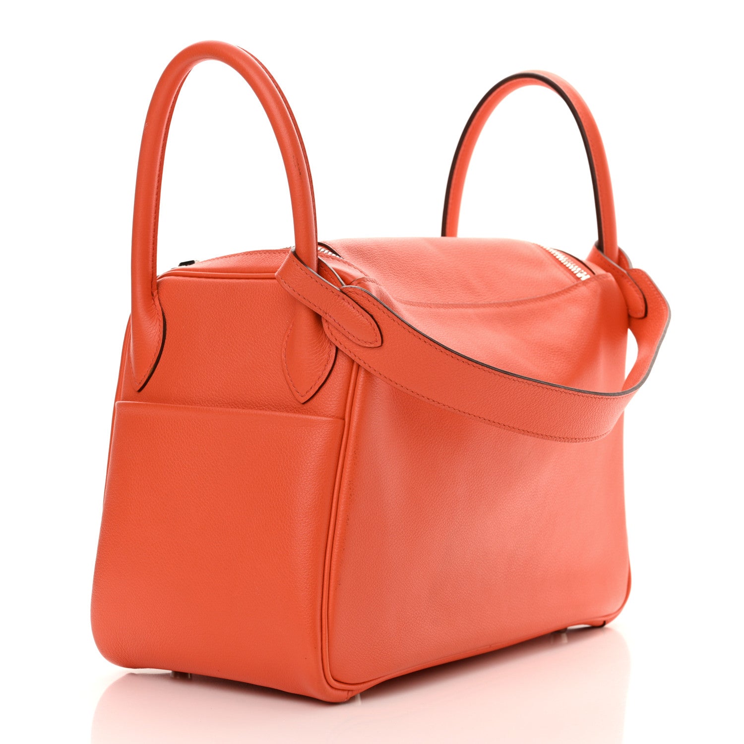 Hermes Evercolor Lindy 30 Orange Poppy 3 of 12