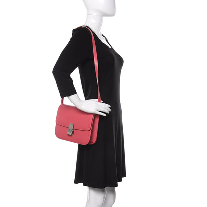 Celine Smooth Calfskin Medium Classic Box Flap Bag Bubble 2 of 9