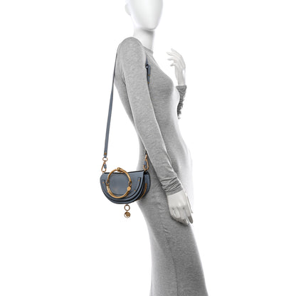 Chloe Calfskin Small Nile Bracelet Minaudiere Bag Washed Blue 2 of 12