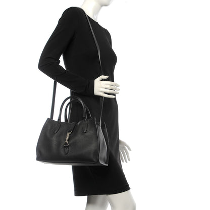 Gucci Soft Calfskin Small Jackie Top Handle Bag Black 2 of 8