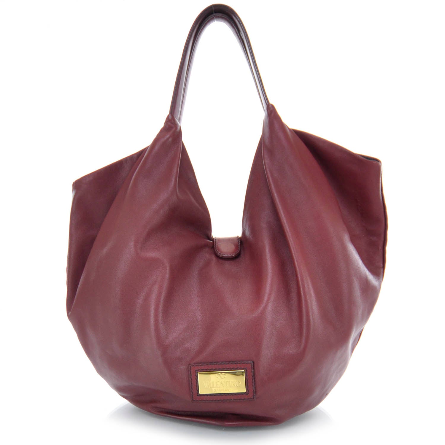 Valentino Garavani Nappa 360 Bow Hobo Red 1 of 8
