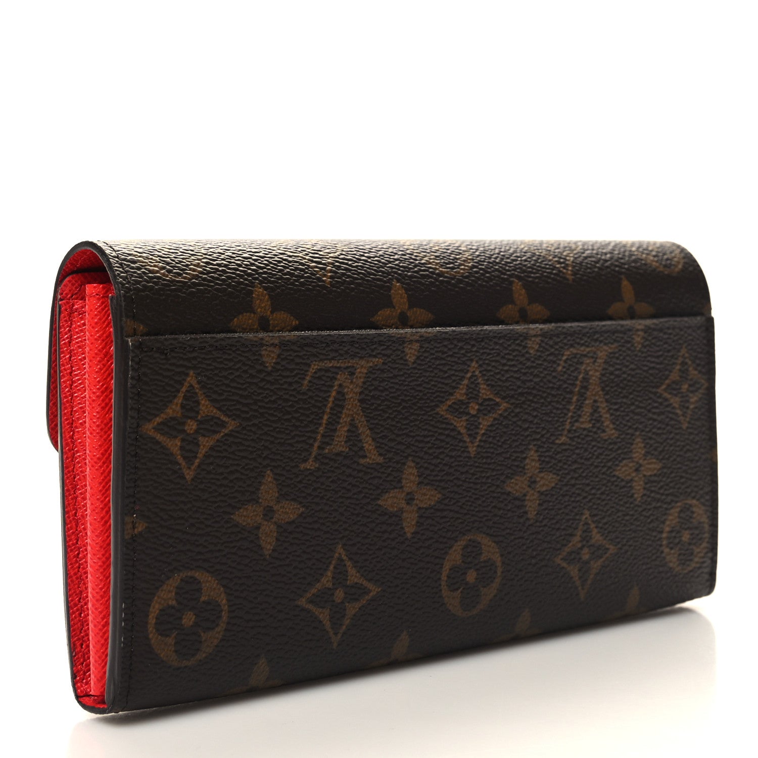Louis Vuitton Monogram Sarah Wallet NM Coquelicot 3 of 9