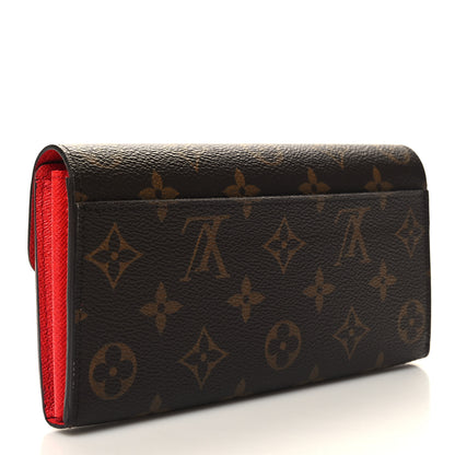 Louis Vuitton Monogram Sarah Wallet NM Coquelicot 3 of 9