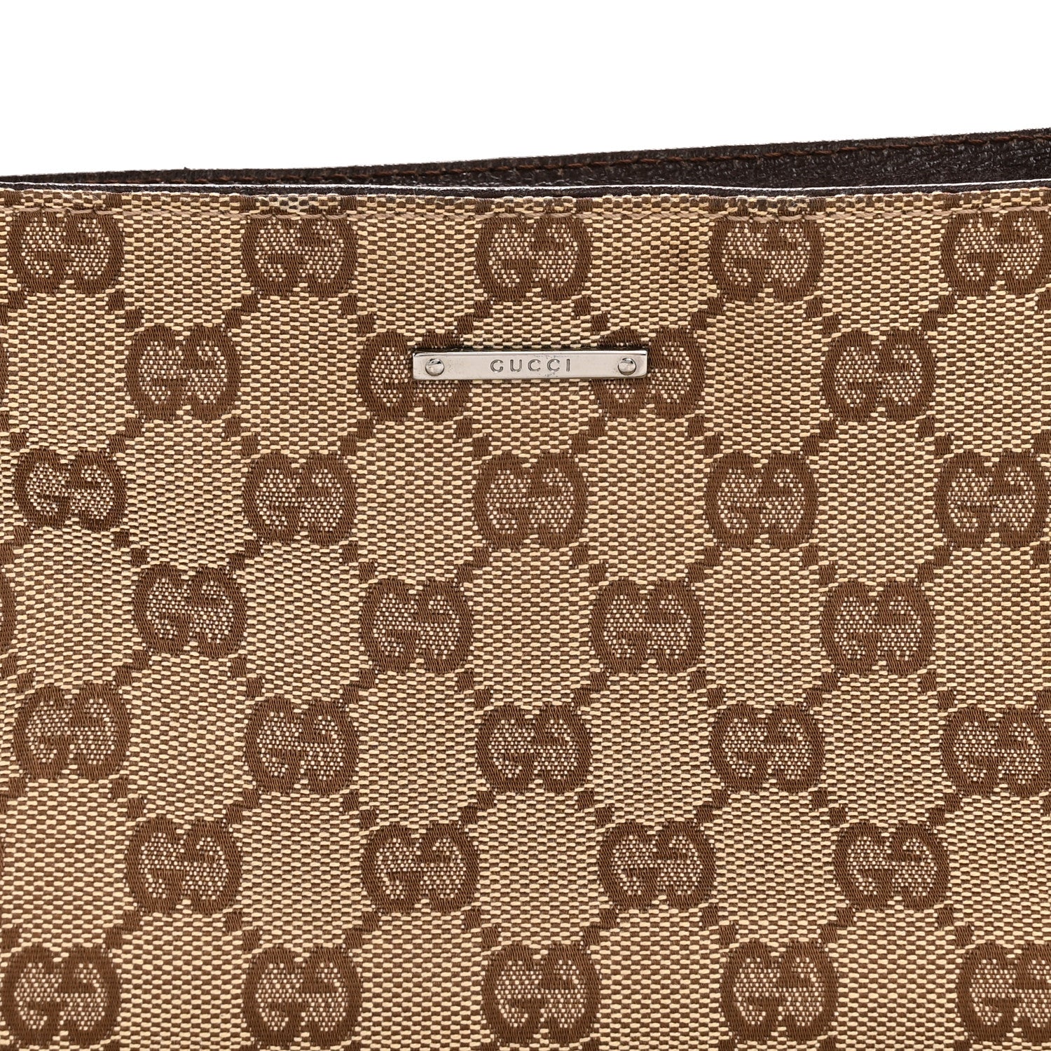 Gucci Monogram Shoulder Bag Dark Brown 8 of 12