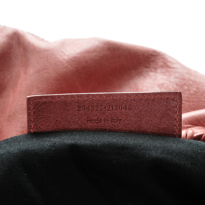Balenciaga Agneau Giant Brogues Hardware Day Hobo Framboise 7 of 7
