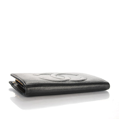 Chanel Caviar Timeless CC French Wallet Black 4 of 8