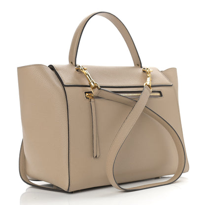 Celine Drummed Calfskin Mini Belt Bag Light Taupe 2 of 14
