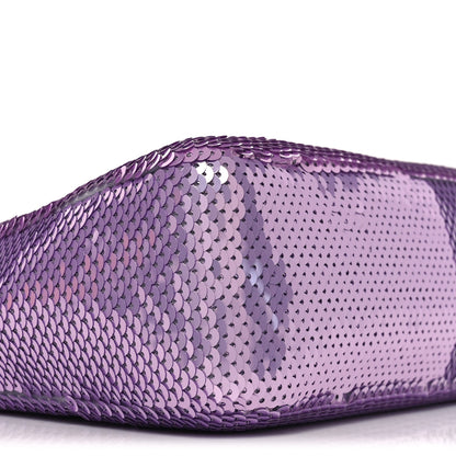 Prada Paillettes Sequin Mini Re-Edition 2000 Bag Lilium Black 8 of 9