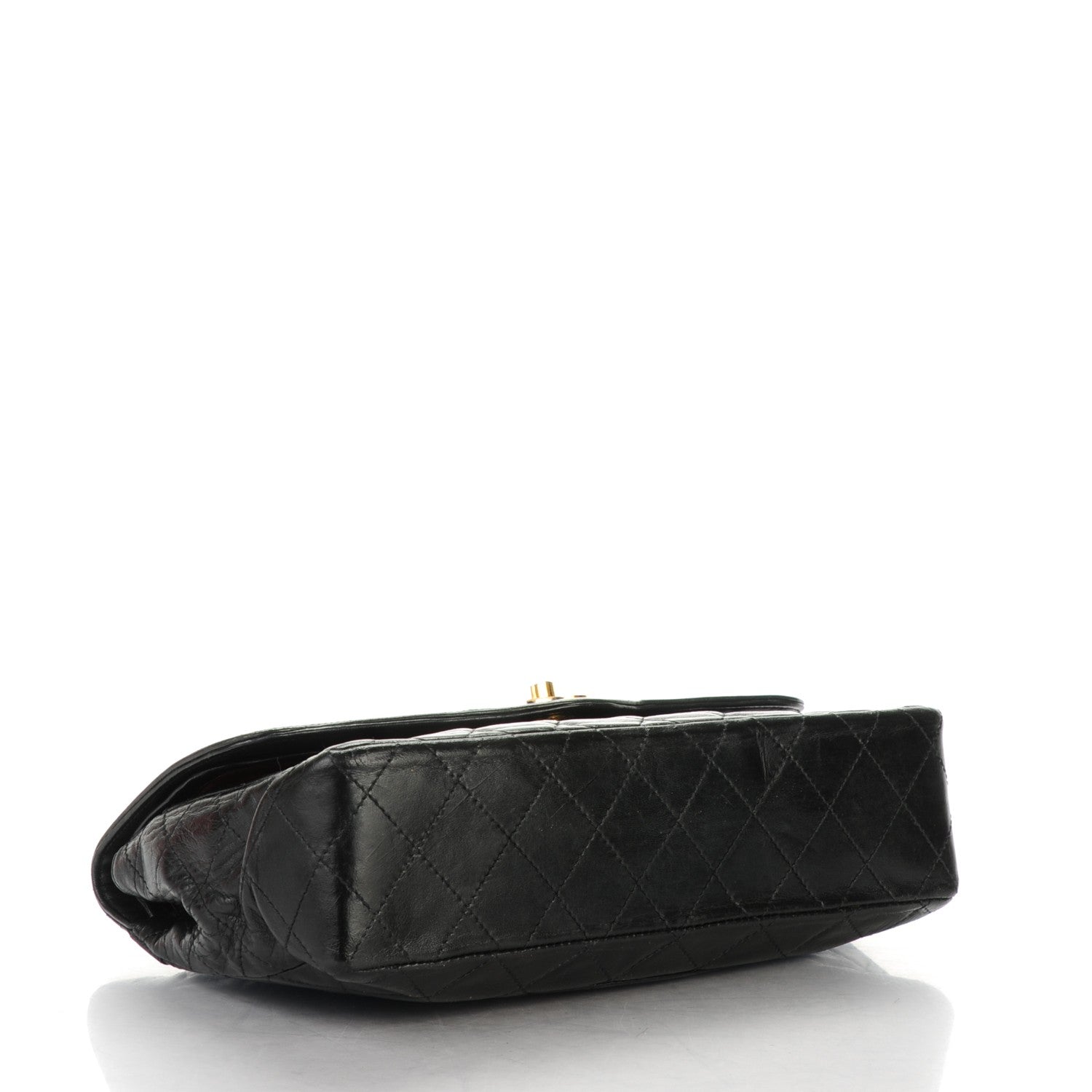 Chanel Lambskin Quilted Medium Double Flap Black 4 of 9