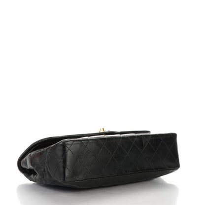 Chanel Lambskin Quilted Medium Double Flap Black 4 of 9