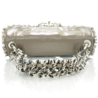 Chanel Lambskin Tweedy Flap Taupe 5 of 9