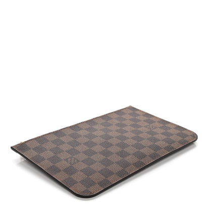 Louis Vuitton Damier Ebene Neverfull MM GM Pochette Rose Ballerine 4 of 8