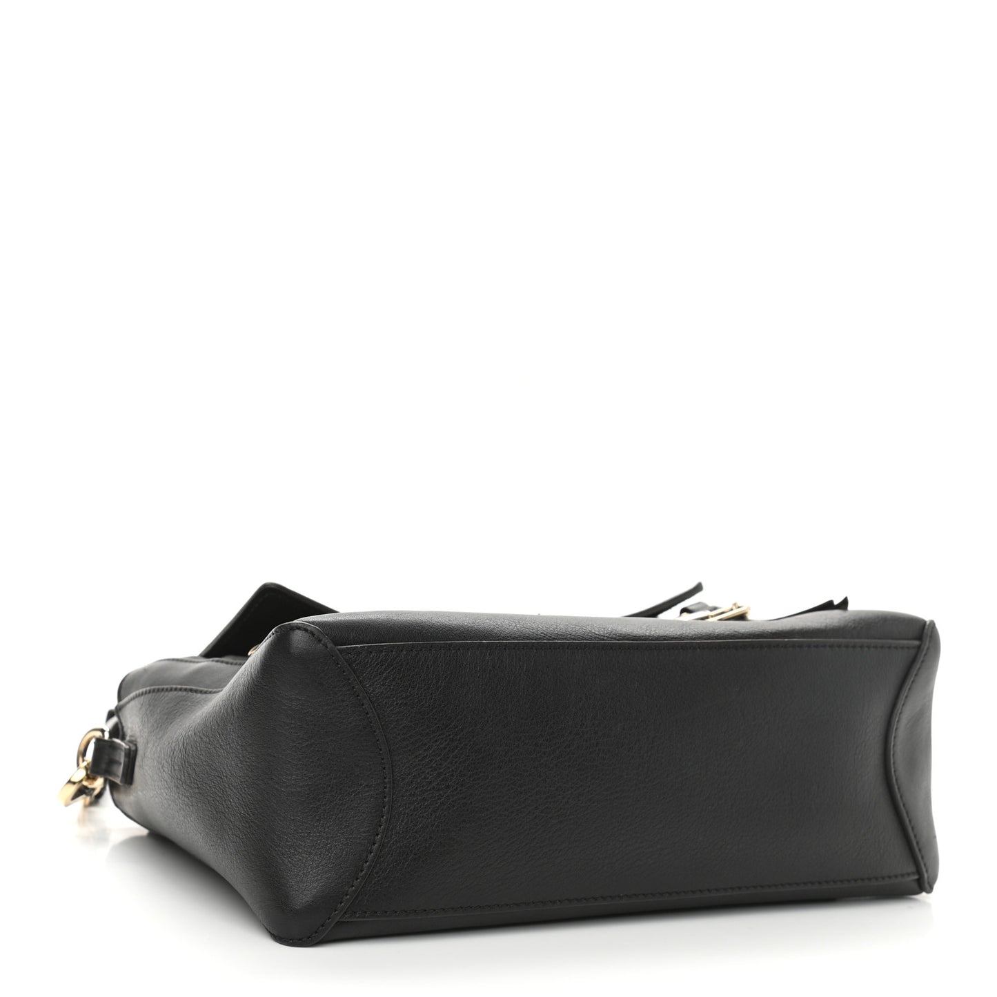 Calfskin Medium Faye Day Shoulder Bag Black