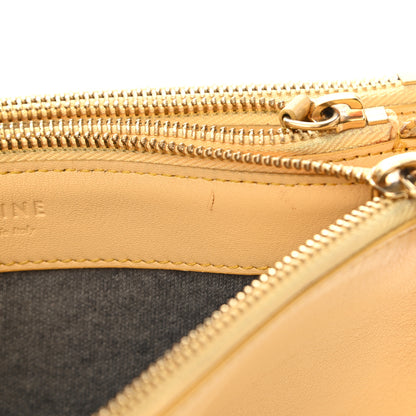 Celine Lambskin Small Trio Crossbody Bag Butter 11 of 14