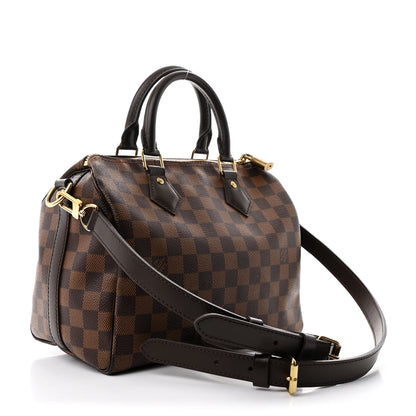 Louis Vuitton Damier Ebene Speedy Bandouliere 25 3 of 10