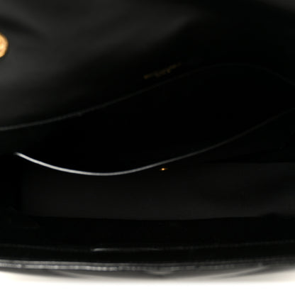 Saint Laurent Lambskin Chevron Quilted Large Loulou Black 6 of 15
