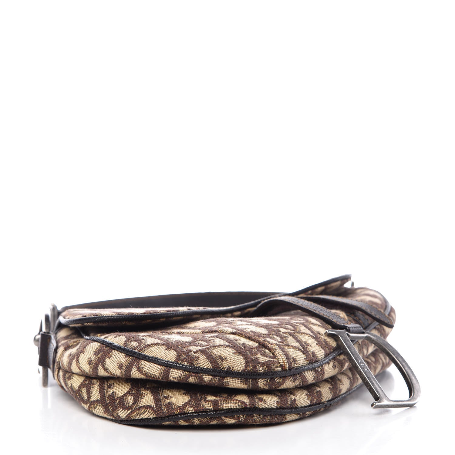 Christian Dior Monogram Saddle Bag Dark Brown 4 of 12
