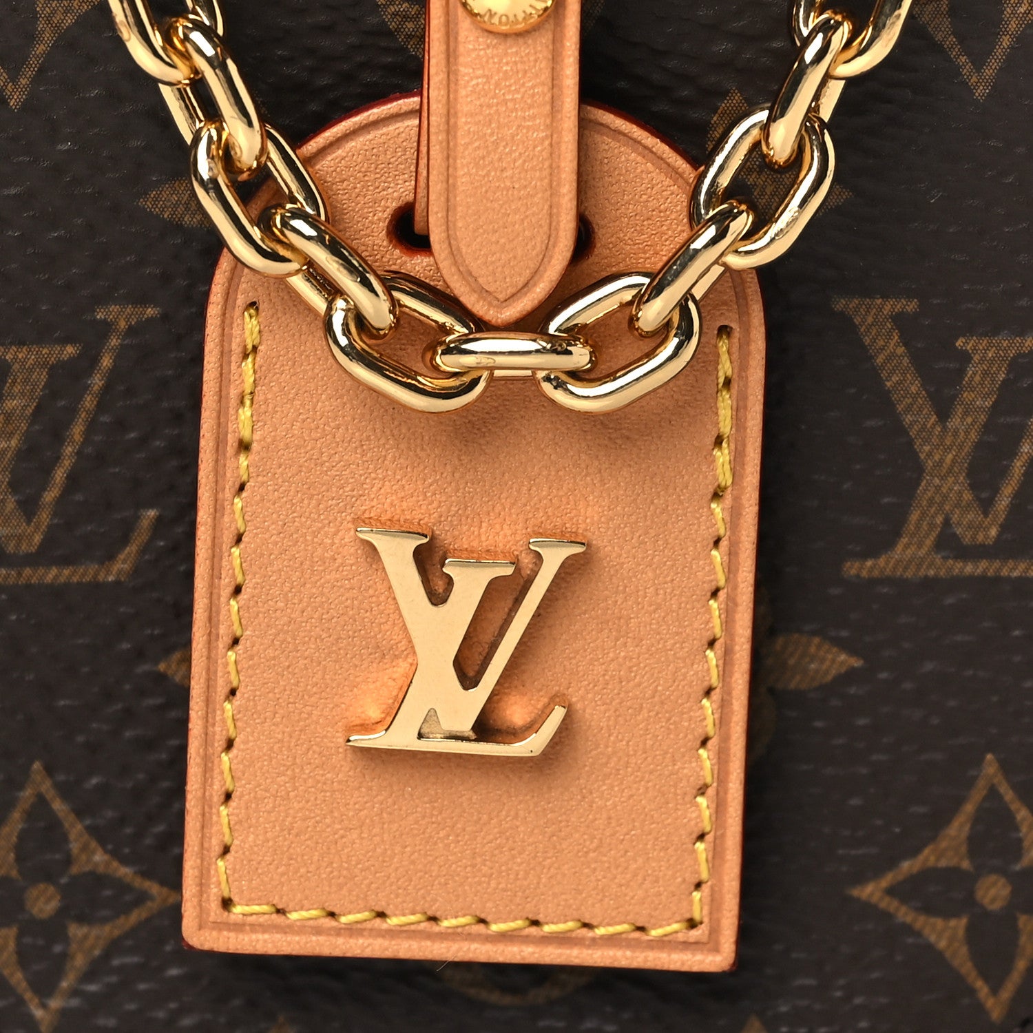 Louis Vuitton Monogram Boite Chapeau Necklace 8 of 10