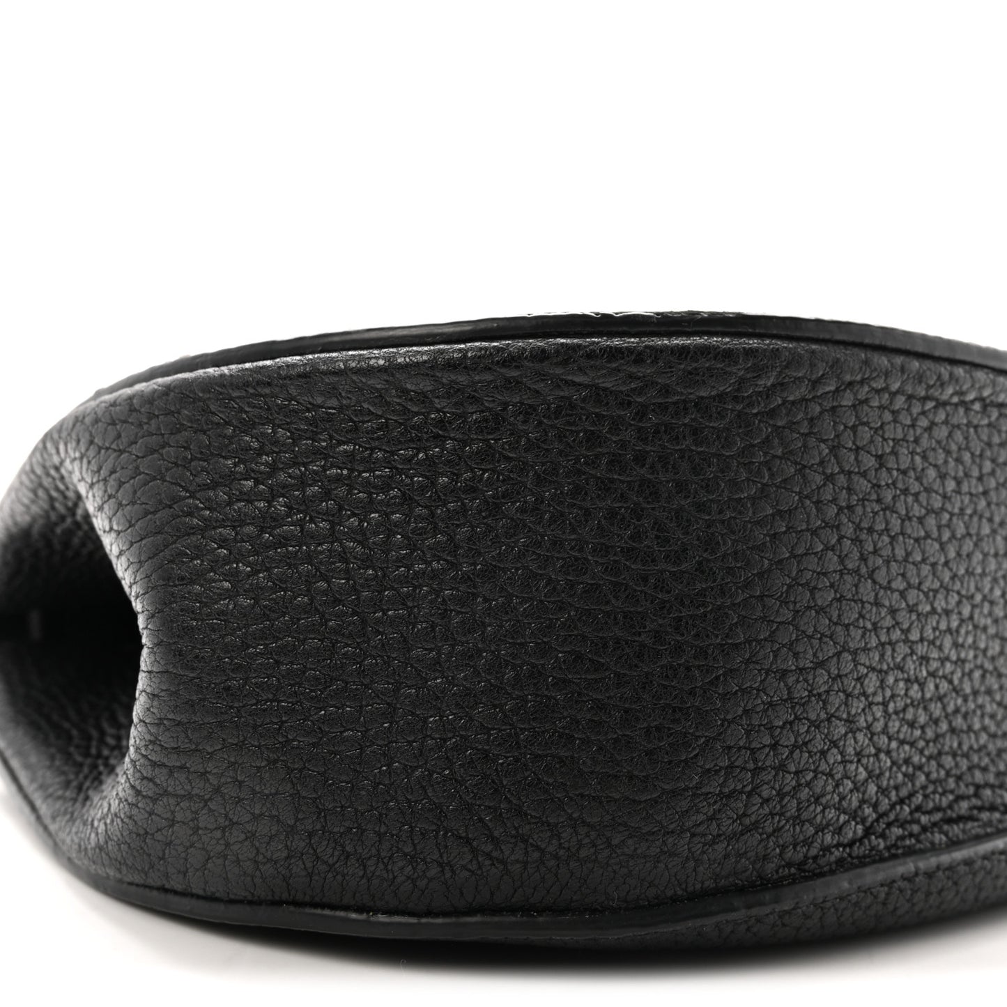Grained Lambskin Drew Shoulder Bag Black
